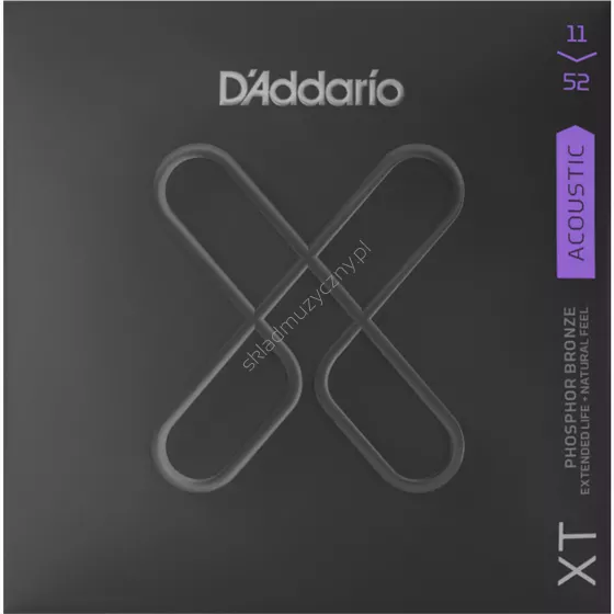 D'Addario XTAPB1152 Phosphor Bronze ][ Struny do gitary akustycznej 11-52