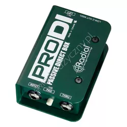 Radial ProDI ][ Pasywny Direct Box dla perkusji mocy gitar basów i keyboardów