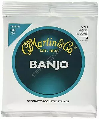 Martin Nickel Wound V720 ][ Struny do 4-strunowego banjo