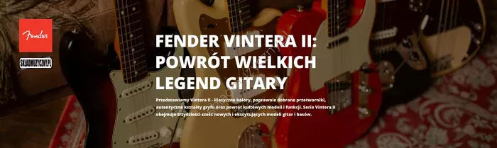 Premiera nowej serii gitar Fender Vintera II