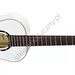 Gitara klasyczna 1/2 Ortega R121-1/2WH biała przód.