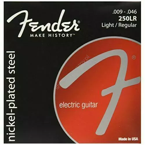 Fender Nickiel Plated Steel 250LR ][ Struny do gitary elektrycznej 9-46