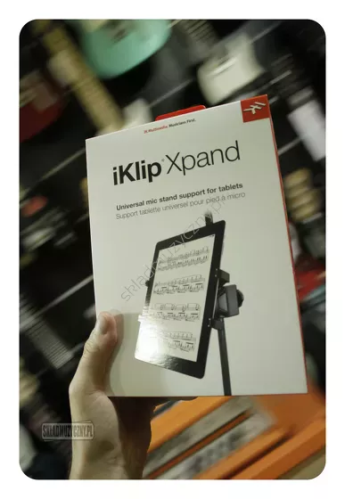 IK Multimedia iKlip Xpand IK IP-IKLIP-XPAND-IN ][ Regulowany uchwyt na tablet