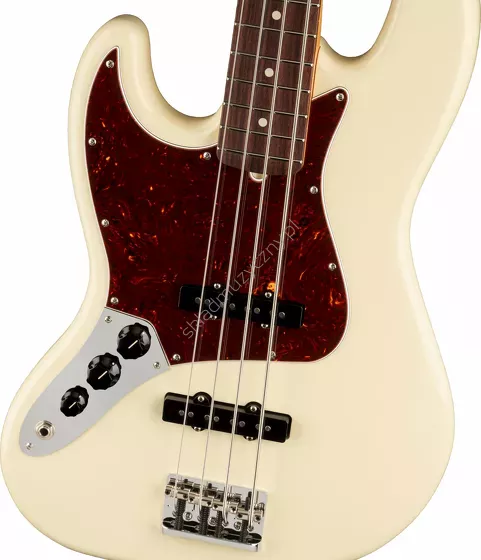 Fender American Professional II Jazz Bass LH RW OWT ][ Leworęczna 4-strunowa gitara basowa