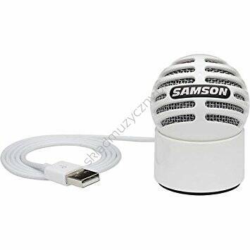 Samson METEORITE White || Mikrofon pojemnościowy USB