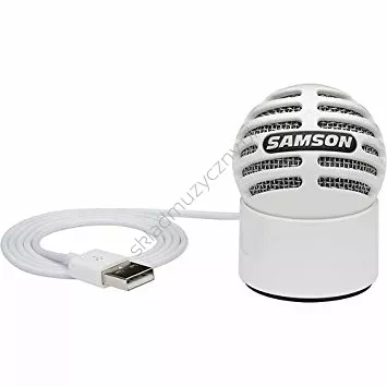 Samson METEORITE White ][ Mikrofon pojemnościowy USB