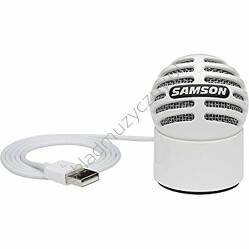 Samson METEORITE White || Mikrofon pojemnościowy USB