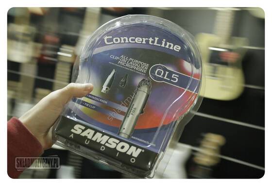 Samson QL5 | Mikrofon krawatowy