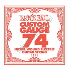 Ernie Ball Custom Gauge 1174 ][ Pojedyncza struna do gitary elektrycznej .074