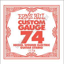Ernie Ball Custom Gauge 1174 | Pojedyncza struna do gitary elektrycznej .074