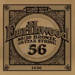 Ernie Ball Earthwood 80/20 Bronze Guitar String 1456 ][ Pojedyncza struna do gitary akustycznej .056