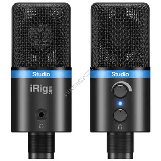 IK Multimedia iRig Mic Studio Black ][ Pojemnościowy mikrofon studyjny