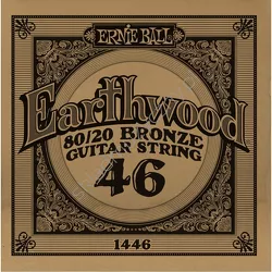 Ernie Ball Earthwood 80/20 Bronze Guitar String 1446 ][ Pojedyncza struna do gitary akustycznej .046