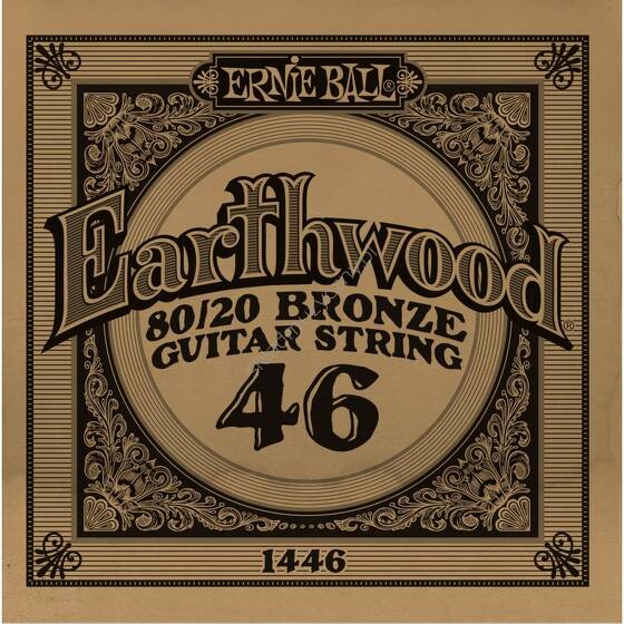 Ernie Ball Earthwood 80/20 Bronze Guitar String 1446 || Pojedyncza struna do gitary akustycznej .046