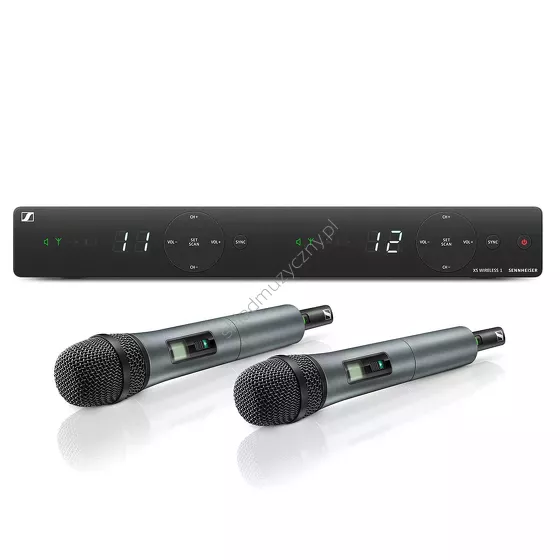 Sennheiser XSW 1-825 DUAL-A Vocal Set ][ Podwójny system bezprzewodowy z mikrofonami do ręki