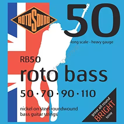 Rotosound RB50 Roto Bass ][ Struny do 4-strunowej gitary basowej 50-110
