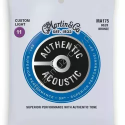 Martin MA175 Authentic Acoustic Bronze ][ Struny do gitary akustycznej 11-52