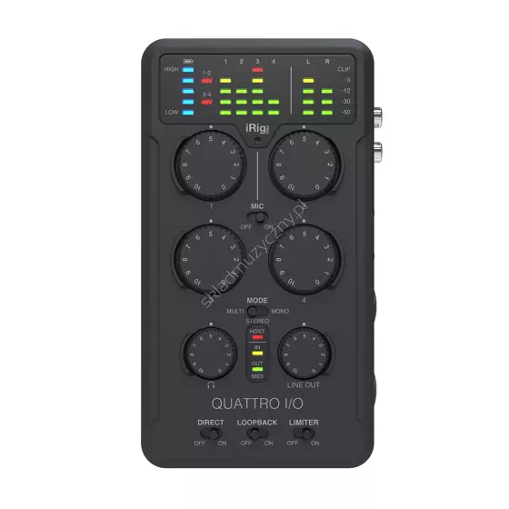 IK Multimedia iRig Pro Quattro I/O ][ Mobilny interfejs audio