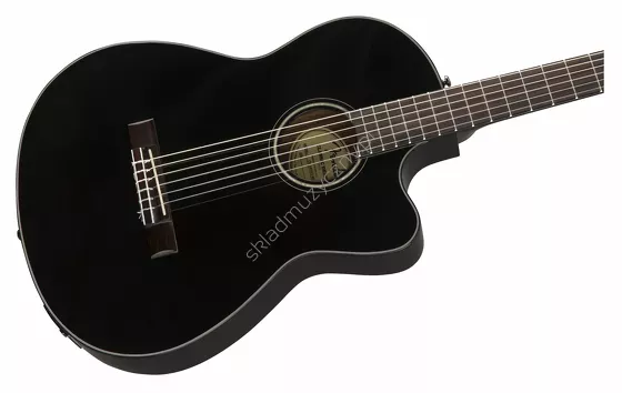 Fender CN-140SCE BLK WN ][ Gitara elektro-klasyczna