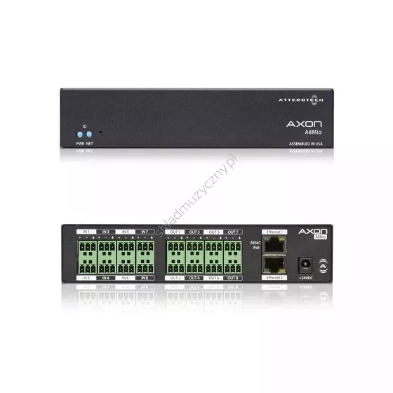 QSC AtteroTech Axon A8Mio ][ Interfejs sieciowy audio
