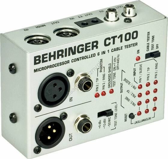 Behringer CT100 || Tester kabli