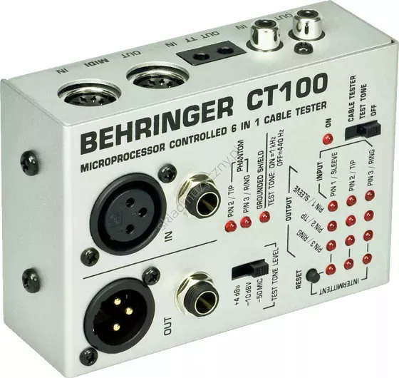 Behringer CT100 ][ Tester kabli