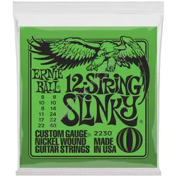 Ernie Ball 2230 12-string Slinky ][ Struny do gitary elektrycznej 12-strunowej 8-40