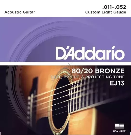 D'Addario EJ13 Bronze ][ Struny do gitary akustycznej 11-52