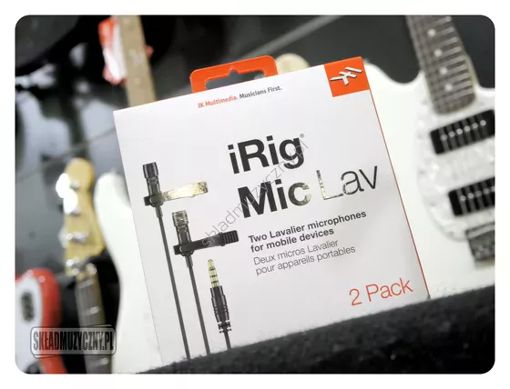 IK Multimedia iRig Mic Lav 2 Pack ][ Zestaw mikrofonów krawatowych
