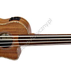Ortega CAIMAN-FL-GB | Bezprogowe elektro-akustyczne ukulele basowe
