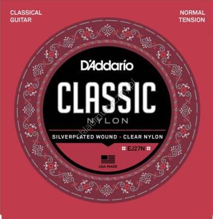 D'Addario EJ27N Classic Nylon || Struny do gitary klasycznej