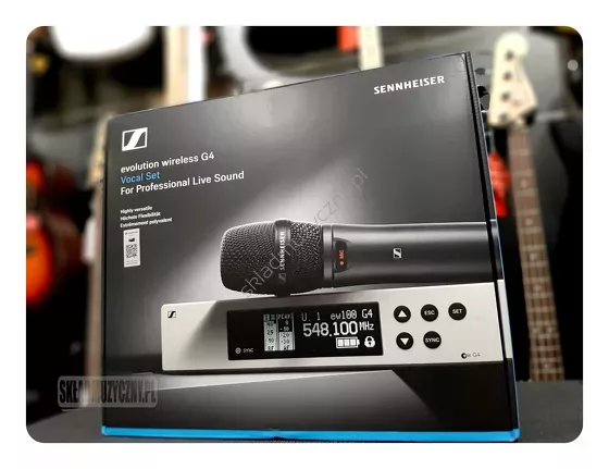 Sennheiser EW 100 G4-865-S-B ][ System bezprzewodowy z mikrofonem do ręki