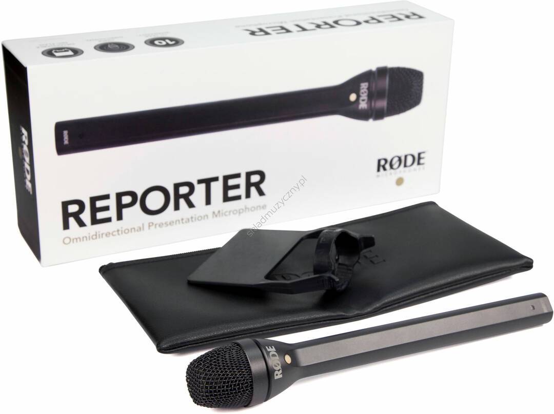 Rode REPORTER || Reporterski mikrofon dynamiczny do ręki