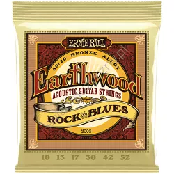 Ernie Ball 2008 Earthwood 80/20 Bronze Alloy Rock&Blues ][ Struny do gitary akustycznej 10-52