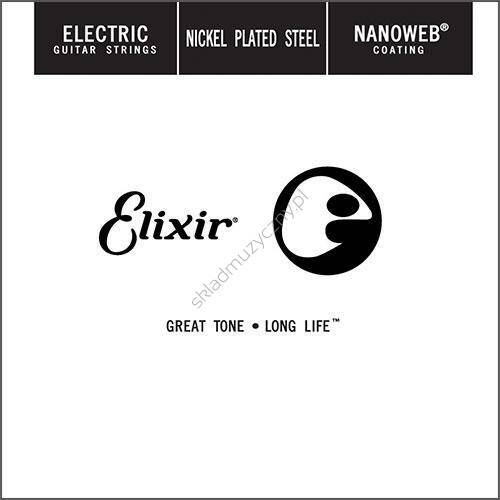 Elixir Nanoweb 15246 || Pojedyncza struna do gitary elektrycznej .046