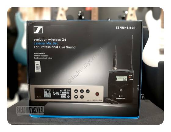 Sennheiser EW 100 G4-ME2-B || System bezprzewodowy z mikrofonem krawatowym