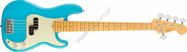 Fender American Professional II Precision Bass V MN MBL | 5-strunowa gitara basowa