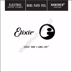 Elixir 13018 Plain Steel ][ Pojedyncza struna do gitary elektrycznej .018