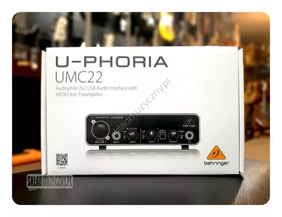Behringer U-PHORIA UMC22 ][ Interfejs audio USB