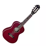 Gitara klasyczna 1/4 Ortega R121-1/4WR czerwona front.