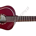 Gitara klasyczna 1/4 Ortega R121-1/4WR czerwona przód.
