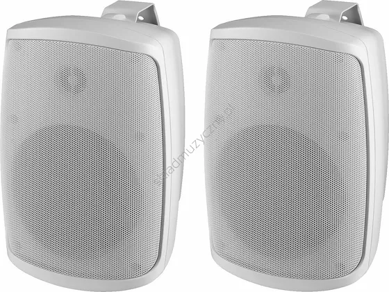 Monacor WALL-05T/WS ][ Para białych głośników instalacyjnych 5