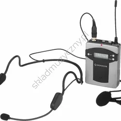 Monacor TXA-800HSE ][ Nadajnik body pack z mikrofononami