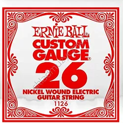 Ernie Ball Custom Gauge 1126 ][ Pojedyncza struna do gitary elektrycznej .026