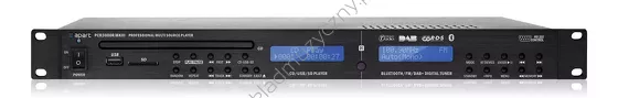 Biamp PCR3000MKII ][ Uniwersalny odtwarzacz FM/DAB/DVD/CD/USB/SD