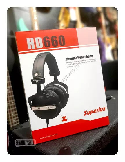 Superlux HD-660 ][ zamknięte słuchawki studyjne
