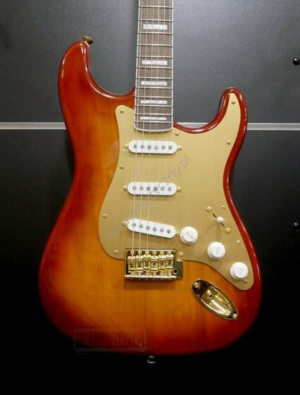 Squier 40th Anniversary Stratocaster LRL GHW GPG SSB || Gitara elektryczna