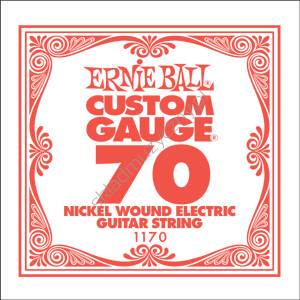 Ernie Ball Custom Gauge 1170 | Pojedyncza struna do gitary elektrycznej .070