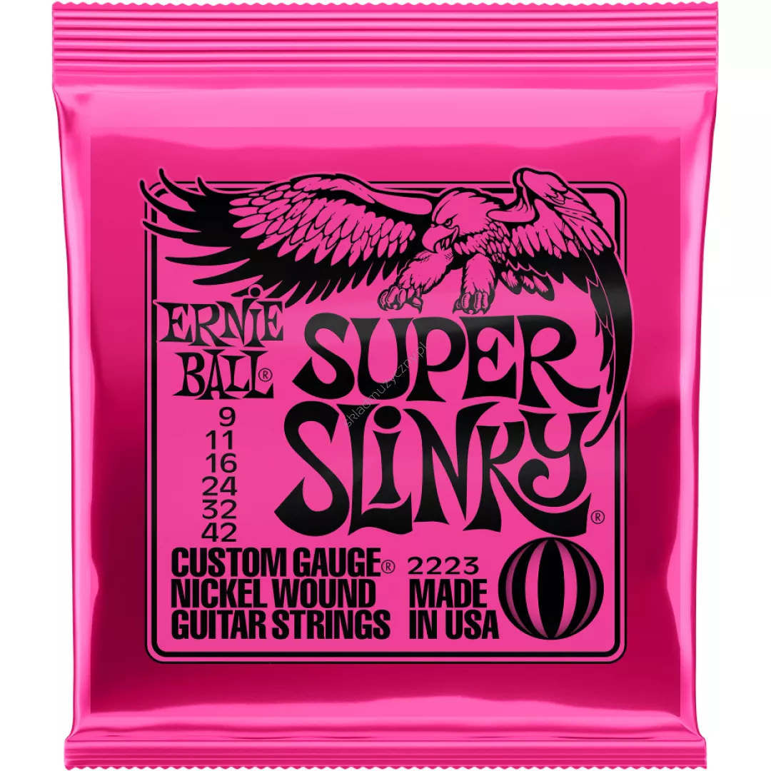 Ernie Ball 2223 Super Slinky ][ Struny do gitary elektrycznej 9-42