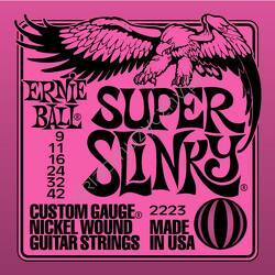 Ernie Ball 2223 Super Slinky | Struny do gitary elektrycznej 9-42
